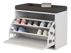 Vicco Móvel De Arrumação|Sapateira*Banco para sapatos 60x30x49.5 georg Branco