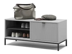 Banco para sapatos cinza 100x40x45 eliza^Vicco New