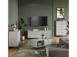 Vicco Móvel De Arrumação|Sapateira*Banco para sapatos cinza 100x40x98.5 eliza Cinzento