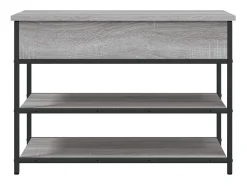 vidaxl Móvel De Arrumação|Sapateira*Banco sapateira 70x42,5x50 cm derivados madeira sonoma Cinzento
