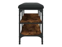vidaxl Móvel De Arrumação|Sapateira*Banco sapateira 82x32x47 cm derivados madeira carvalho fumado Natural claro