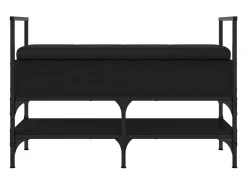 vidaxl Móvel De Arrumação|Sapateira*Banco sapateira 85,5x42x57,5 cm derivados de madeira Preto