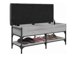 vidaxl Móvel De Arrumação|Sapateira*Banco sapateira 102x42x45 cm derivados madeira sonoma Cinzento