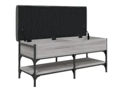 vidaxl Móvel De Arrumação|Sapateira*Banco sapateira 102x42x45 cm derivados madeira sonoma Cinzento