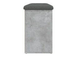 vidaxl Móvel De Arrumação|Sapateira*Banco sapateira 102x32x50 cm derivados madeira cinzento cimento Cinzento claro