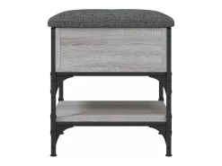 vidaxl Móvel De Arrumação|Sapateira*Banco sapateira 42x42x45cm derivados de madeira sonoma Cinzento