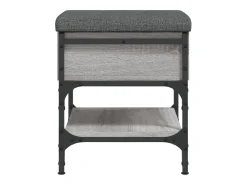 vidaxl Móvel De Arrumação|Sapateira*Banco sapateira 42x42x45cm derivados de madeira sonoma Cinzento