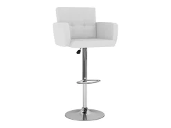 vidaxl Banco*Bancos de bar 2 pcs couro artificial Branco
