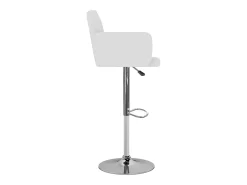 vidaxl Banco*Bancos de bar 2 pcs couro artificial Branco
