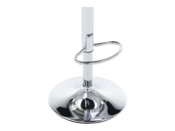 vidaxl Banco*Bancos de bar 2 pcs couro artificial e madeira curvada Creme