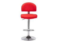 vidaxl Banco*Bancos de bar 2 pcs couro artificial Vermelho