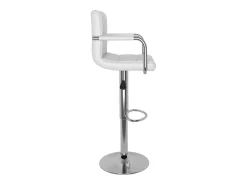 Banco*Bancos de bar 2 pcs couro artificial PT489864 Branco