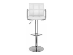 Banco*Bancos de bar 2 pcs couro artificial PT489864 Branco