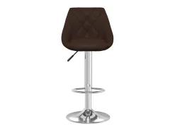 vidaxl Banco*Bancos de bar 2 pcs couro artificial Castanho