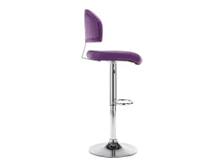 vidaxl Banco*Bancos de bar 2 pcs couro artificial roxo Violeta