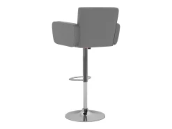 vidaxl Banco*Bancos de bar 2 pcs couro artificial Cinzento