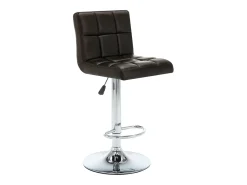 Banco*Bancos de bar 2 pcs couro artificial PT732341 Castanho
