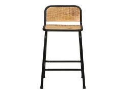 vidaxl Banco*Bancos de bar 4 pcs Madeira Maciça de Mangueira Rústica Natural claro