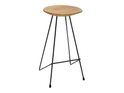 vidaxl Banco*Bancos de bar 2 pcs madeira de teca maciça Natural claro