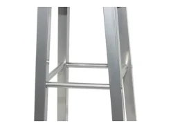 vidaxl Banco*Bancos de bar 2 pcs metal com assento MDF Prateado