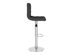 vidaxl Banco*Bancos de bar 2 pcs tecido Preto
