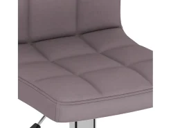 Bancos de bar 2 pcs tecido cinzento-acastanhado^vidaxl Outlet