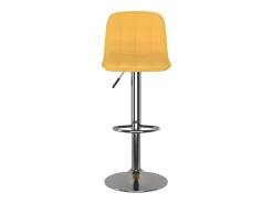 vidaxl Banco*Bancos de bar 2 pcs tecido Amarelo