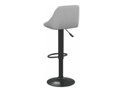 vidaxl Banco*Bancos de bar 2 pcs veludo -claro Cinzento