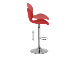 vidaxl Banco*Bancos de bar 2 pcs veludo tinto Vermelho