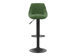 vidaxl Banco*Bancos de bar 2 pcs veludo -escuro Verde