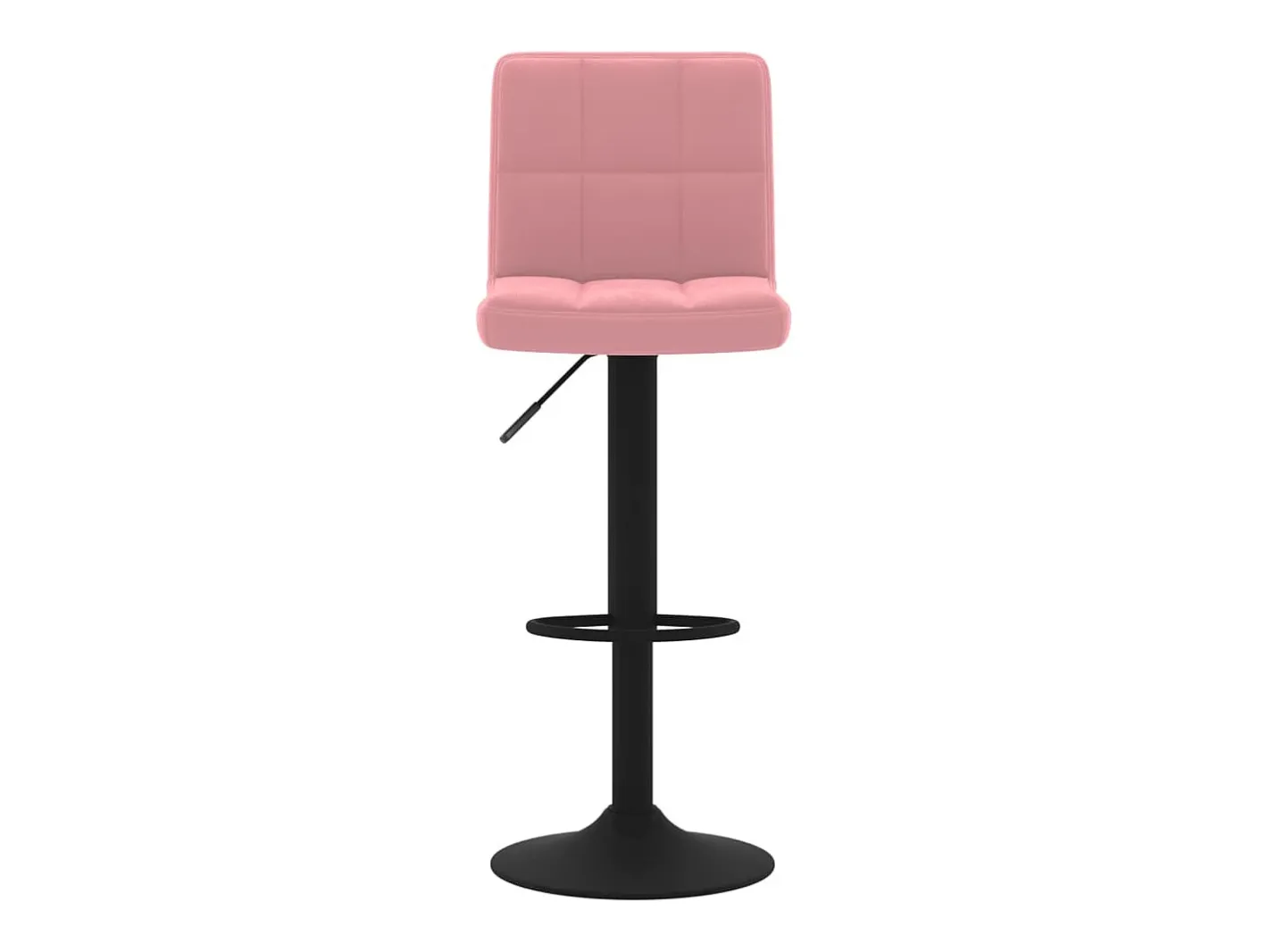 vidaxl Banco*Bancos de bar 2 pcs veludo Rosa