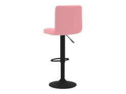 vidaxl Banco*Bancos de bar 2 pcs veludo Rosa