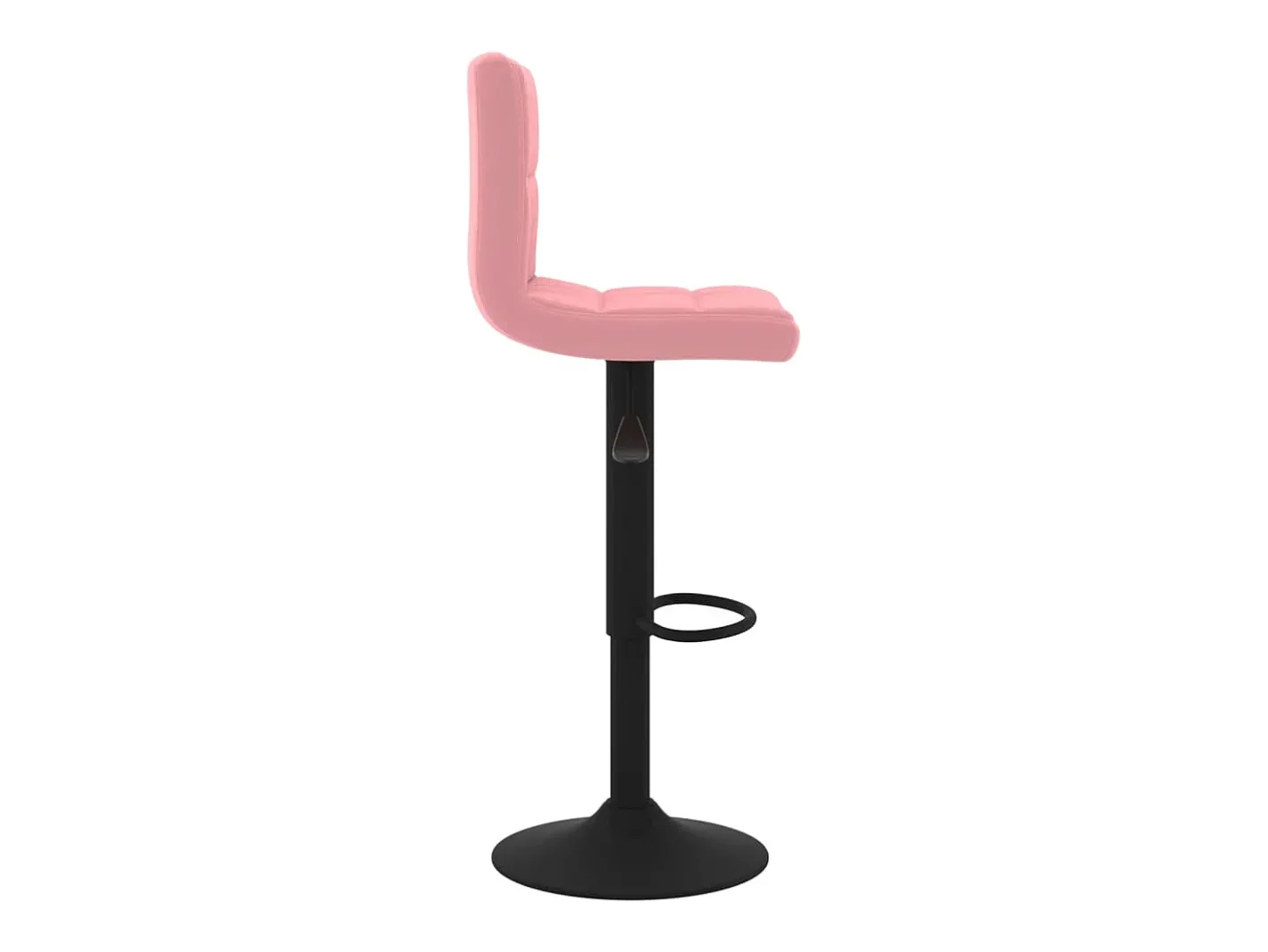 vidaxl Banco*Bancos de bar 2 pcs veludo Rosa