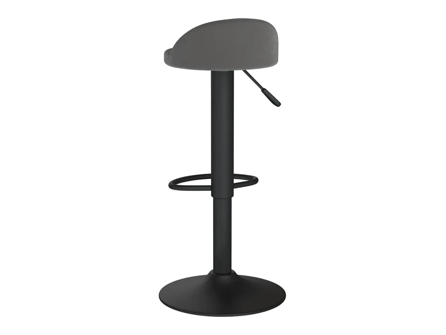 vidaxl Banco*Bancos de bar 2 pcs veludo -escuro Cinzento