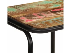 vidaxl Banco*Bancos de bar 2 pcs 46x35,5x70 cm Madeira Maciça Recuperada Natural claro