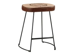 vidaxl Banco*Bancos de bar 2 pcs 40x29,5x53 cm -escuro Castanho