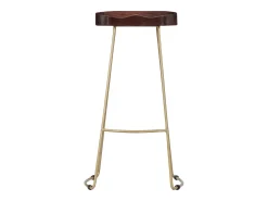 vidaxl Banco*Bancos de bar Gavin 2 pcs madeira mangueira maciça Natural claro