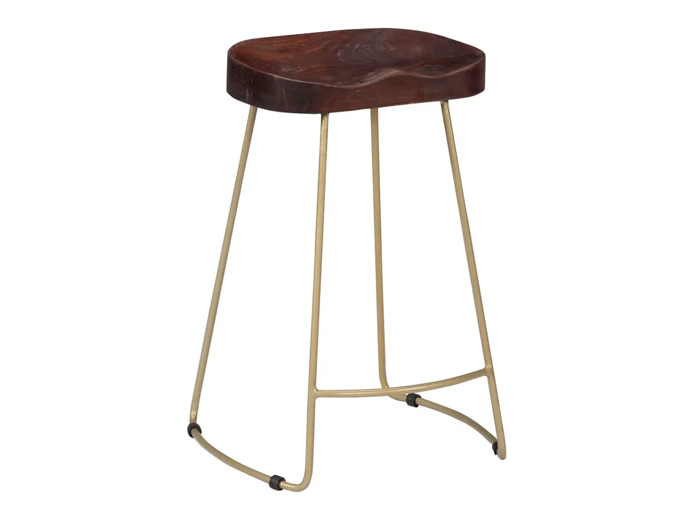 vidaxl Banco*Bancos de bar Gavin 2 pcs madeira mangueira maciça Natural claro