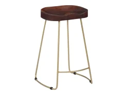 vidaxl Banco*Bancos de bar Gavin 2 pcs madeira mangueira maciça Natural claro