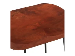 vidaxl Banco*Bancos de bar Gavin 2pcs 45x40x63cm madeira de mangueira maciça Natural claro