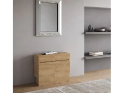 Bancos inferior e superiorextensíveis 26x72/300 cm Evolve Carvalho Natural extensões internas*ITAMOBY Outlet