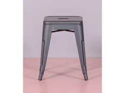 Banqueta baixa em aço industrial (45cm) - Bistro -^Nest Dream Discount