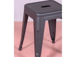 Banqueta baixa em aço industrial (45cm) - Bistro -^Nest Dream Discount