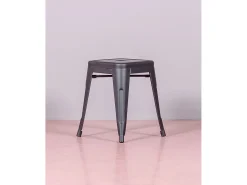 Banqueta baixa em aço industrial (45cm) - Bistro -^Nest Dream Discount