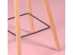 Banqueta nórdica com pernas em faia (63cm) - Daxer -*Nest Dream
