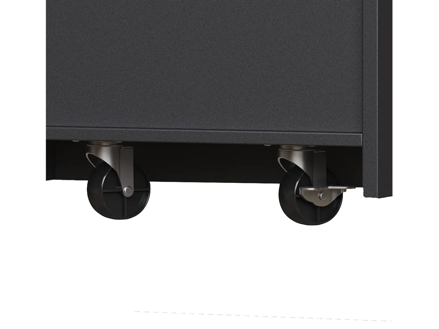Bar extensível com 2 gavetas e 2 portas - Tampo extensível com rodízios - e madeira^Hauss Spole