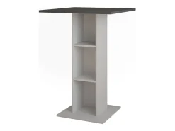Bartisch antracite/branco 75x75x106 repose^Vicco Sale