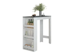 Bartisch branco/antracite 45x110x106 repose*Vicco Discount