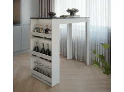 Bartisch branco/antracite 57x117x106 repose*Vicco Sale
