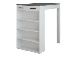 Vicco Móvel De Bar*Bartisch branco/antracite 67x100x106 repose Cinza antracite